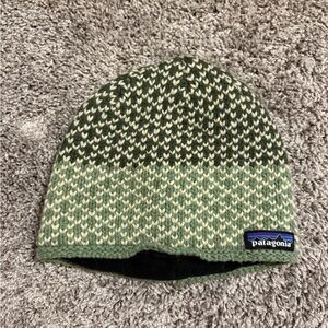 Patagonia women’s Two-Tone Green Beanie
